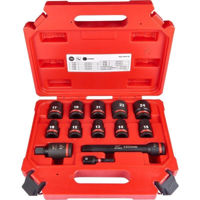 Набор головок, бит, насадок Milwaukee 4932480456 set de 13 chei tubulare de impact scurte Shockwave, 1/2"