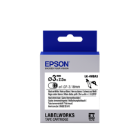 Tape Cartridge EPSON LK4WBA3 Heat Shrink: d3mm/2,5m, Black/White, C53S654903