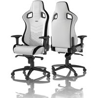 Gaming Chair Noble Epic NBL-PU-WHT-001 White, User max load up to 120kg / height 165-180cm