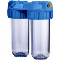 Фильтр проточный для воды Stillwater&Pratt Duplex nylon+carbune activ 10 RAC 1