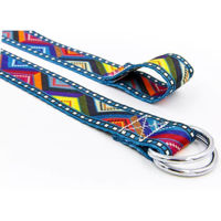 Инвентарь для йоги miscellaneous 1153 Curea yoga Bumbac FI-6975 cu desene 183x3,8cm