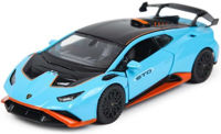 Машина Rastar 64300 Die cast 1:32 Lamborghini Huracan STO, albastra, 58255