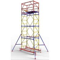 Лестница Lider-Tech 1+1 Turn mobil PSRV, H=3.6m (marimea podinei 2.0x0.75m)