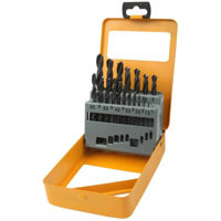 Набор головок, бит, насадок Tolsen Set 19 burghii pe metal 1-10mm (75081)