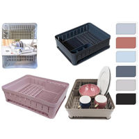 Сушка для посуды Promstore 56628 Uscator pentru vesela cu tava Jagiello 40.5x31x11cm, plastic