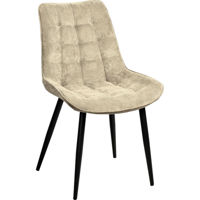 Стул Deco Hans Velvet BEIGE BGF166-2+black legs