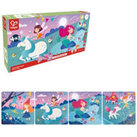 Головоломка Hape E1640 Set puzzle 4 în 1 Poveste fermecată