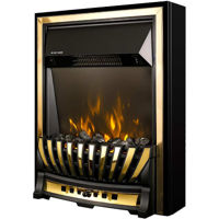 Șemineu electric ArtFlame Meridian, 592x482x180 mm, Negru