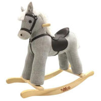 Leagăn pentru bebeluși Time Leader JR6023 Time Leader Rocking Horse, Grey