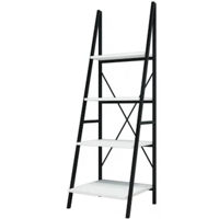 Офисный стеллаж Trendy Passi Alb, Negru (GTR000517)
