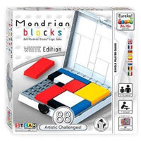 Puzzle Eureka 473556 Ah!Ha Mondrian Blocks -White Edition