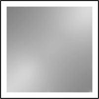 Зеркало для ванной Dubiel Vitrum LOGAN Black 70x70 LED