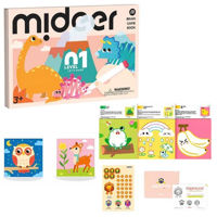 Set de creație Mideer MD3372 Let's Paint, Nivelul 1
