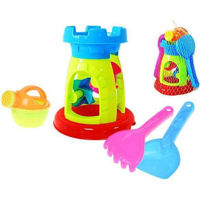 Игрушка Promstore 44809 Набор игрушек для песка Мельница 4ед, 22x17x17cm