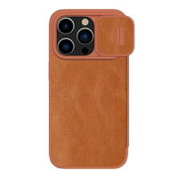 Nillkin Apple iPhone 15 Pro, Qin Pro Brown