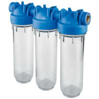 Фильтр проточный для воды ATLAS Filtri MEC 10 RAC 1 DP TRIO 6bar (fără cartuş)