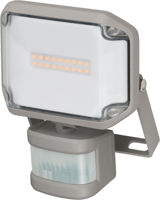 10Вт Светодиодный прожект ор AL 1050 с PIR / Светодиодный прожектор для наружного использования с датчиком движения (Светодиодный светильник для настенного монтажа с дальностью обзора 12 м, яркостью 1010 люмен и теплым белым цветом света 3000K, IP44)