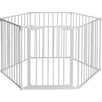 Манеж Dreambaby F2020BB Барьер 6 панелей Mayfar Converta 3 in1 белый