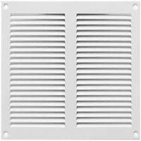 Вентилятор вытяжной Europlast MR2020 Grila ventilatie metal dreptunghiulara 200x200mm cu plasa metalica (alba)