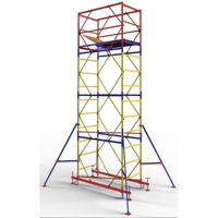 Лестница Lider-Tech 2+1 Turn mobil PSRV, H=4.9m (marimea podinei 2.0x1.2m)