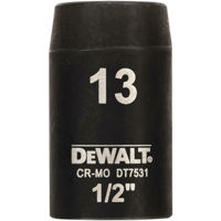Набор головок, бит, насадок DeWalt DT7531 ударный шестигранник DT7531 (короткий) 13 мм 1/2