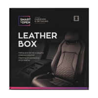 Smart Open Leather Box - Set pentru curățarea și protejarea pielei