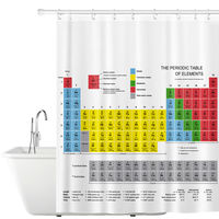 купить Tatkraft Periodic Table TEXTILE штора для ванной 17627 в Кишинёве