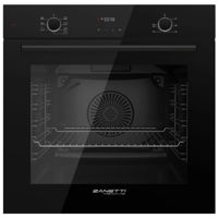 Встраиваемый духовой шкаф электрический Zanetti ZCE 644 LCD Black Glass