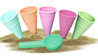 Игрушка Androni 3405-00BK Набор д/песка CONI GELATO BAKERY SET