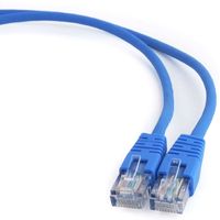 5m, Patch Cord  Blue, PP12-5M/B, Cat.5E, Cablexpert, molded strain relief 50u" plugs