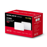 Whole-Home Mesh Dual Band Wi-Fi 6 System MERCUSYS, "Halo H80X(2-pack)", 3000Mbps, MU-MIMO,Gbit Ports