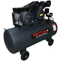 Compresor Vector+ 2200W 100L (cu ulei si curea de transmisie)