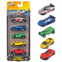 Машина HTI 1417044 Set de 5 mașini Teamsterz Street Machines Die-Cast, în as.