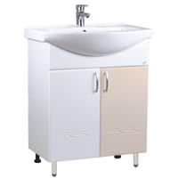 Шкаф под умывальник Mashtab 11402 Clasic cu 2 usi 60cm Alb-Bej