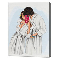 Картина по номерам BrushMe BS54225 Pictura pe numere 40x50cm Eco Momente fericite. Alla Berezovska