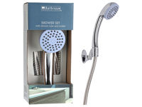 Set duș cu furtun și suport reglabil Bathroom, 180cm, crom, inox