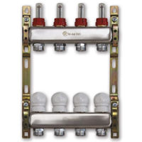 Аксессуар для систем отопления Innofloor Set Distribuitor inox INNOFLOW 1" 8C cu debitmetre INFLW-08