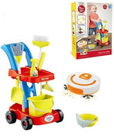 Игрушка Essa HJ611F Set de curățenie cu cărucior și mătură
