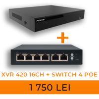 XVR 420 16CH - Switch 4 POE