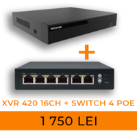 купить XVR 420 16CH - Switch 4 POE в Кишинёве