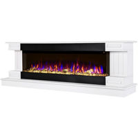 Șemineu electric ArtFlame Arizona & Dalas Maxi, 603x1810x430 mm, Alb