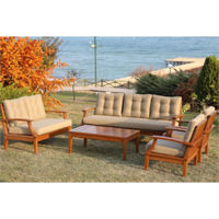 Mobilier pentru grădină SunYard Set pentru terasa Istanbul (canapea tripla, canapea dubla, 2 fotolii, masuta)