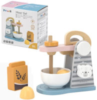 Игрушка Viga 44019 Set de joaca din lemn Mixer, 4 piese