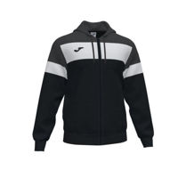Одежда для спорта Joma Crew V Hoodie Jacket Black-Ahtracite (S) 101537.110