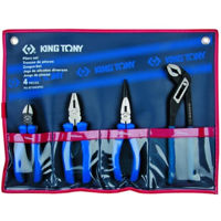 Плоскогубцы King Tony 42104GP01 набор шарнирно-губцевого инструмента, 4 предметов (простыня)