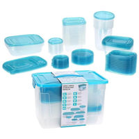 Контейнер для хранения пищи Excellent Houseware 52617 Set recipiente cu capac EH 50 bucati, plastic