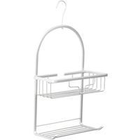 Полка для ванной Tendance 52135 2-уровневое подвесное + 2 крючка Caddy 49.5X28X12.5 см, алюминий