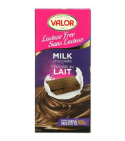 Ciocolata Valor cu lapte  fara lactoza100g
