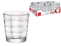 Set pahare pentru apa Cube 6buc, 240ml