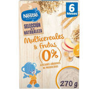 Terci fara lapte Nestle Nature Selection multicereale cu banane (6+ luni) 270 g